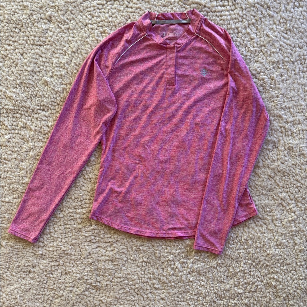 UPF50+ Coolibar Pink Long Sleeve Shirt xs